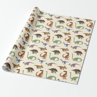 Cute Dinosaur Pattern Christmas Holidays