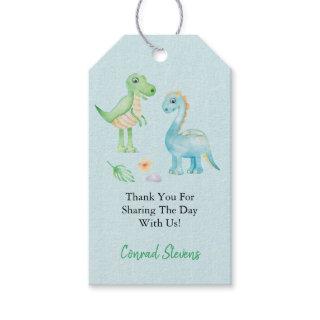 Cute Dinosaurs Roaring Birthday Party  Gift Tags