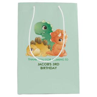 Cute Dinosaurs Theme Birthday Party Medium Gift Bag