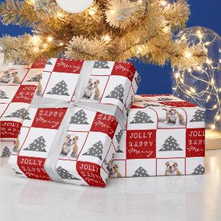Cute Dog Puppy Pet Typography Christmas Tree Photo