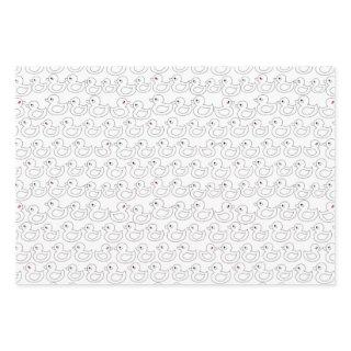Cute Duck Pattern  Sheets
