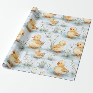 Cute Duckling Spring Baby Shower Gender Reveal