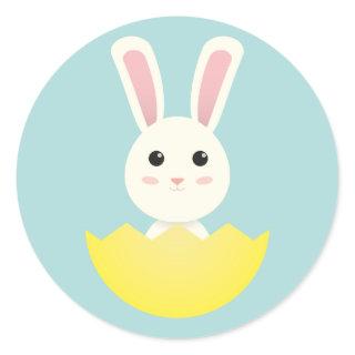 Cute Easter Bunny I Classic Round Sticker