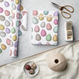 Cute Easter Egg Pattern Pastel Colors