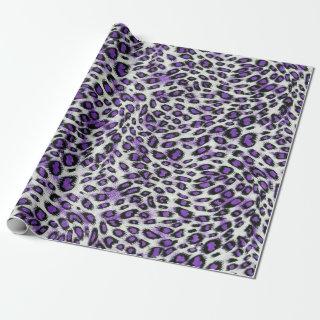 Cute Elegant Purple Leopard Animal Print