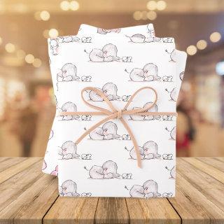 Cute Elephant and Rabbit  Sheets