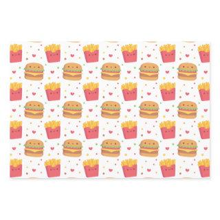 Cute French Fries and Burger Pattern  Sheets