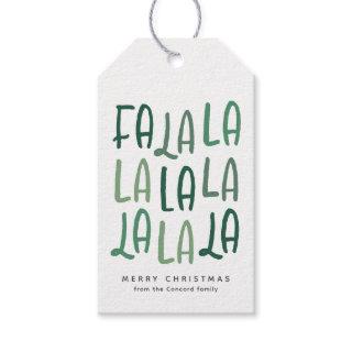 Cute fun green personalized Christmas holiday Gift Tags