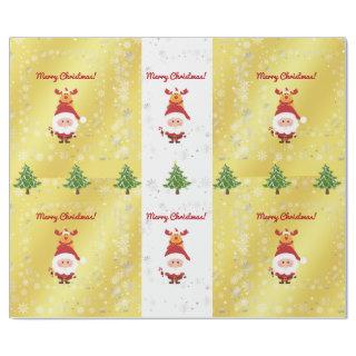 Cute Funny Elegant Rudolph Santa Christmas Trees