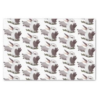 Cute funny laughing kookaburra cartoon tissue paper