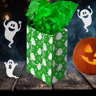 Cute Ghosts | Spiders | Spider Webs Halloween Medium Gift Bag