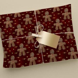 Cute Gingerbread Men Christmas Tissue Paper