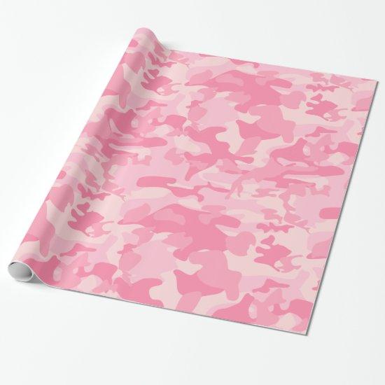 Cute Girly Pink Camo Print
