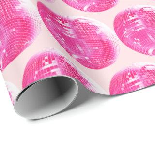 Cute Girly Pink Disco Mirrorball
