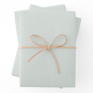 Cute green gingham simple classic checks  sheets