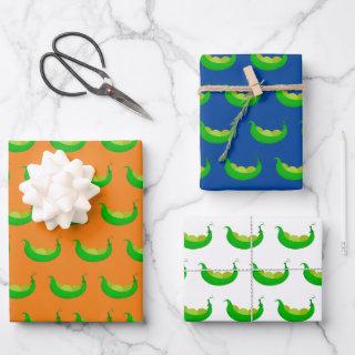 Cute Green Peas Colorful Gender Neutral Bday Party  Sheets