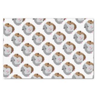 cute guinea pig face tissue paper