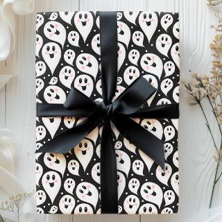 Cute Halloween Ghosts Pattern