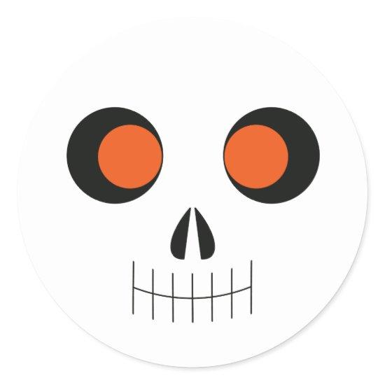 Cute Halloween Skull Sticker for Pop Socket