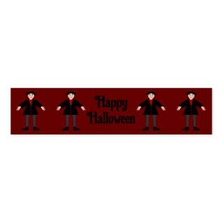 Cute Halloween Vampire Custom Napkin Bands