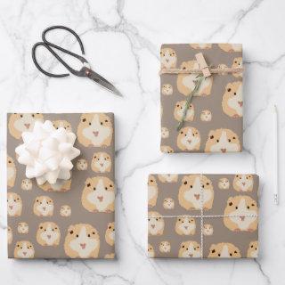 Cute Hamster Brown Pattern    Sheets