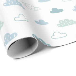 Cute Hand Drawn Cloud Pattern