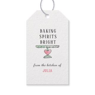 Cute Holiday 'Baking Sprits Bright' Gift Tags