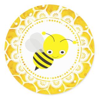 Cute Honeybee Honeycomb Stickers