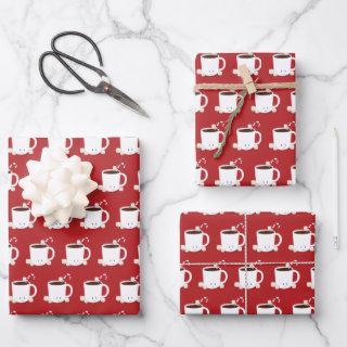 Cute Hot Chocolate Red Christmas  Sheets