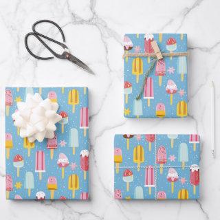 Cute ice cream party pattern   sheets