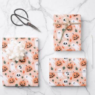 Cute Jack-O-Lantern & Ghost Pattern  Sheets
