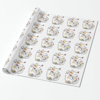 Cute Japanese Lucky Cat Art