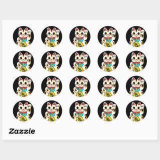 Cute Japanese stickers - lucky cat