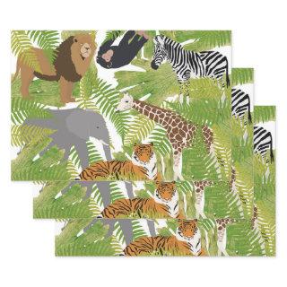 Cute Jungle Animals Safari Boy | Girl  Sheets