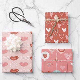 Cute Kawaii Love Lips  Sheets