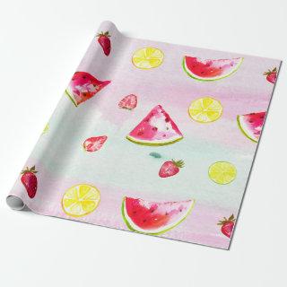 Cute KIds Birthday Watermelon Lemon