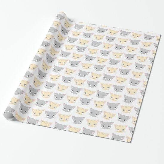 Cute Kitten Face Pattern Cat Lover