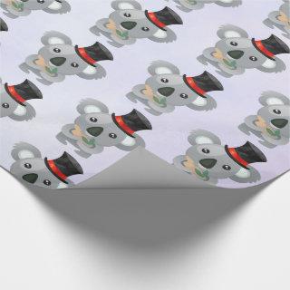 Cute Koala in a Black Top Hat