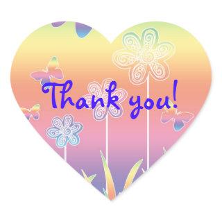 Cute Little Thank You Stickers