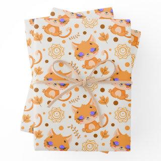 Cute Meditating Orange Cat   Sheets