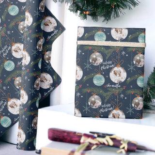 Cute merry Christmas illustration name 2 photos