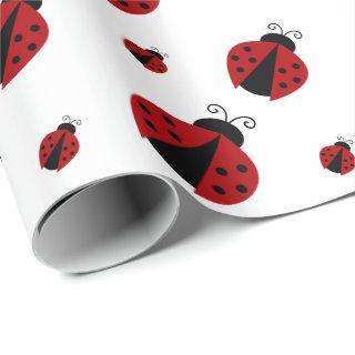 Cute Modern Ladybug Pattern