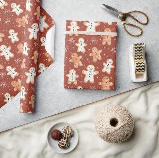 Cute Modern Painted Christmas Ginger Bread Cookie
