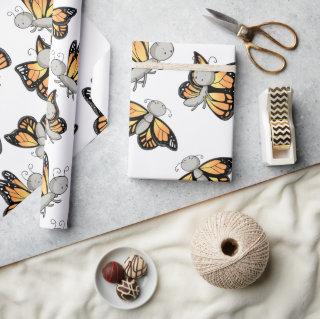 Cute Monarch Butterfly Pattern Kids