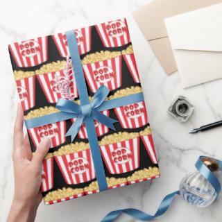 Cute Movie popcorn tiled pattern party