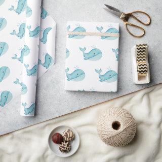 Cute Nautical Blue Whale