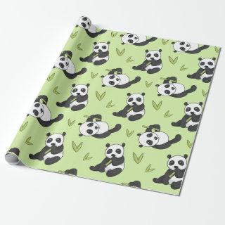 Cute Panda bamboo Animal Pattern Gift Cute Summer