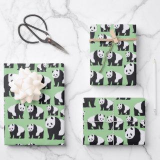 Cute Panda Bear Pattern  Sheets