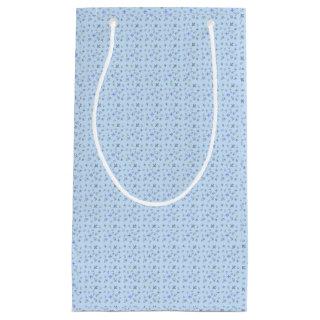 Cute Paper airplanes and aircrafts pattern Small Gift Bag