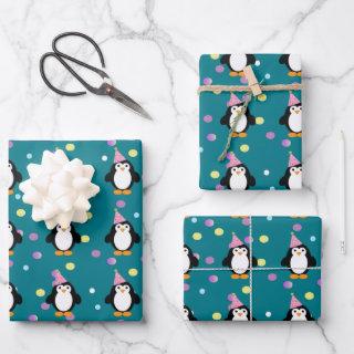Cute Party Penguin  Sheets